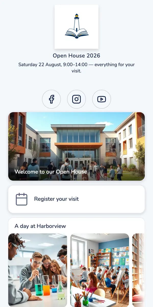 Harborview Open House — a live Hublink page